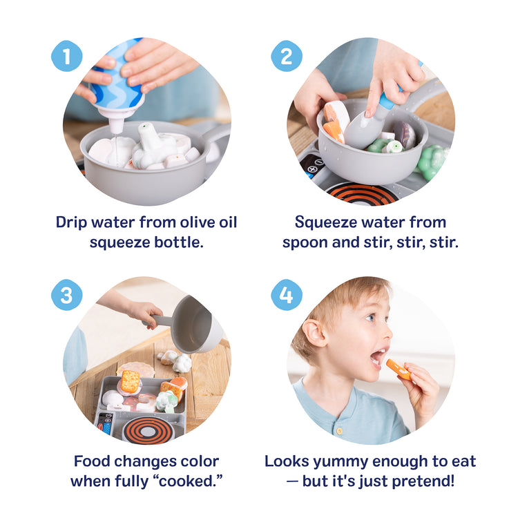 Simmer & Stir Stovetop Play Set with Water WOW! Color Reveal