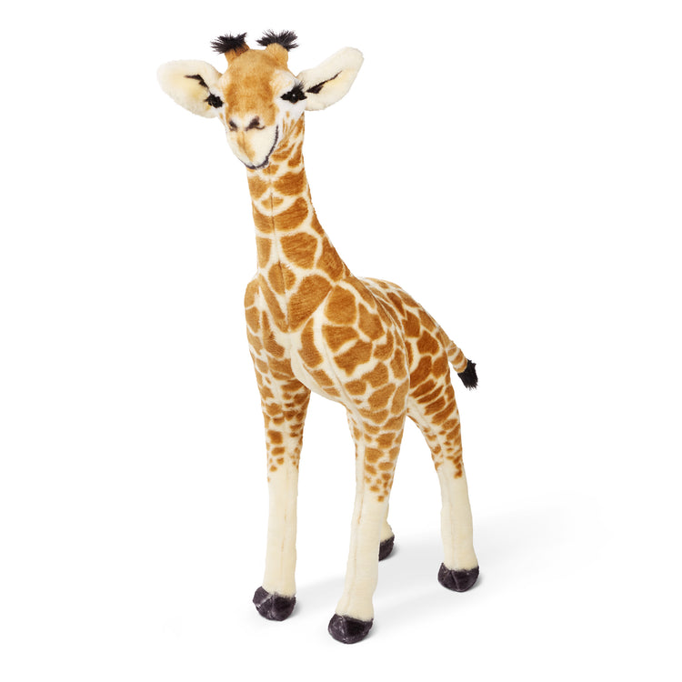The Melissa & Doug Lifelike Plush Standing Baby Giraffe Stuffed Animal – 3 Feet Tall