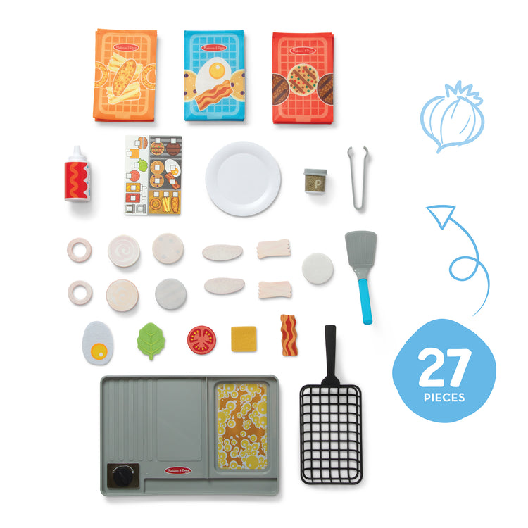 Flip & Fry Grill Play Set with Water WOW! Color Reveal