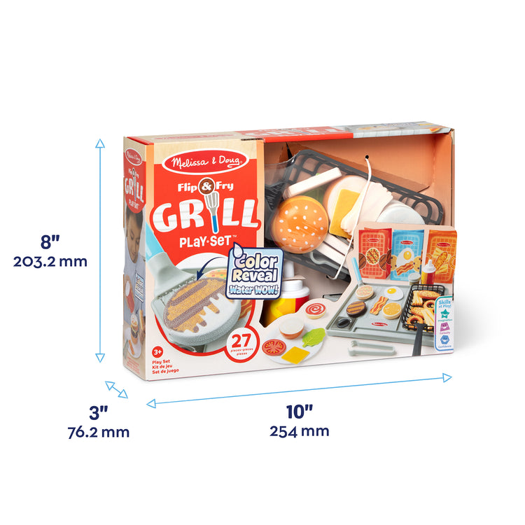 Flip & Fry Grill Play Set with Water WOW! Color Reveal