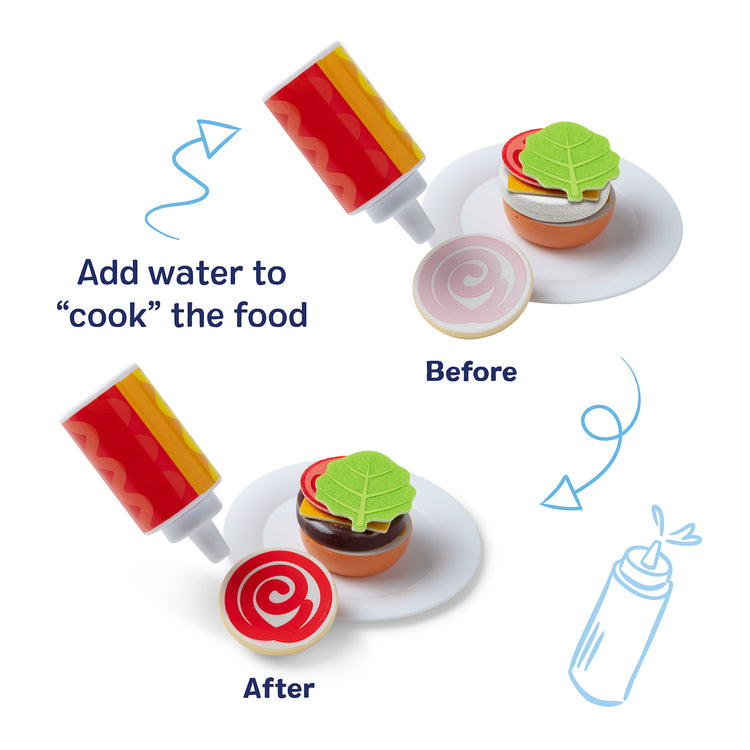 Flip & Fry Grill Play Set with Water WOW! Color Reveal