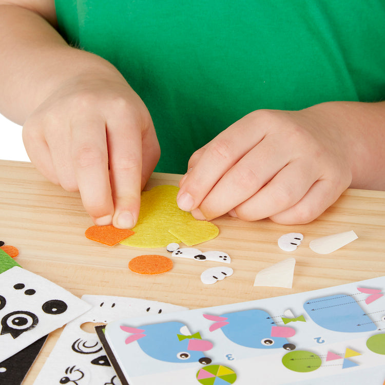 The Melissa & Doug On the Go Felt Friends Craft Activity Set With 188 Felt Stickers