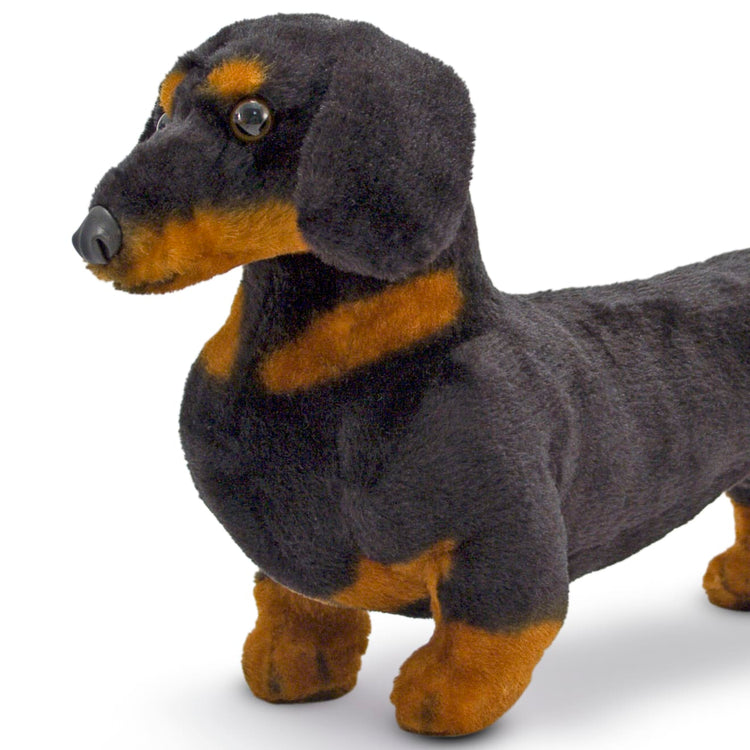 the Melissa & Doug Giant Dachshund - Lifelike Stuffed Animal Dog