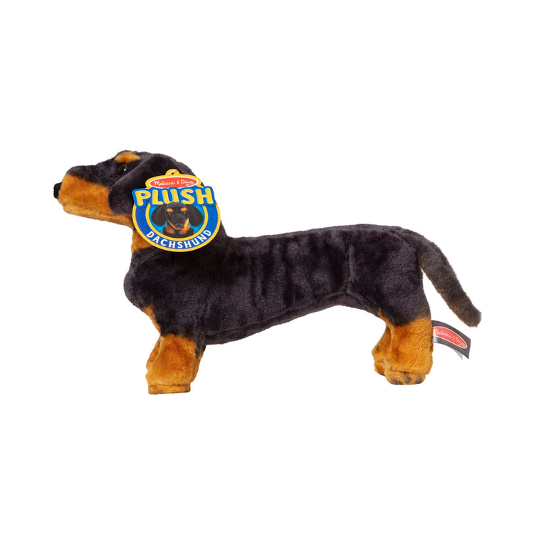 the Melissa & Doug Giant Dachshund - Lifelike Stuffed Animal Dog
