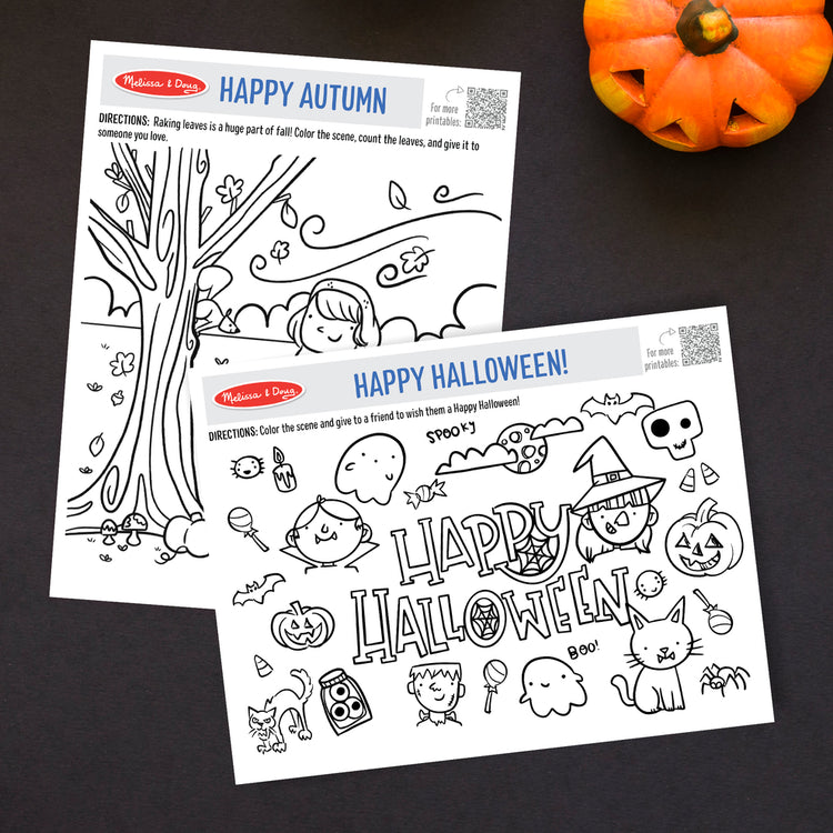 Melissa & Doug Free October Printables & Activities for Kids blog post