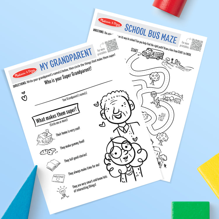 Melissa & Doug FREE September Printables & Activities for Kids blog post