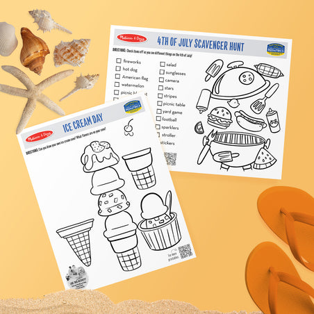 Melissa & Doug Free July Printables & Activities for Kids blog post