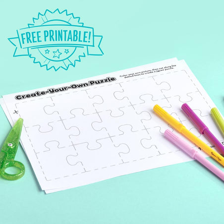 Melissa & Doug Free Printable Puzzles for Kids blog post