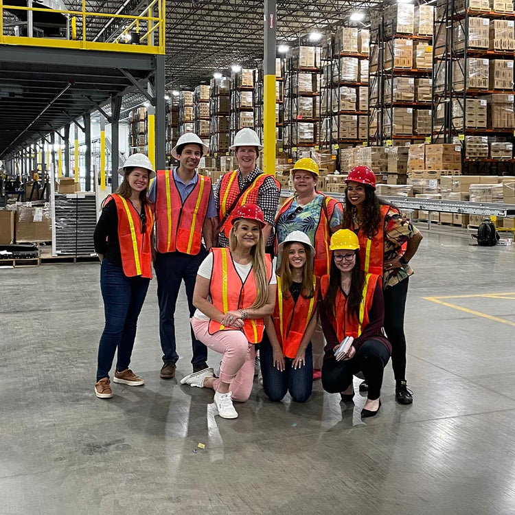 Melissa & Doug employees at new warehouse