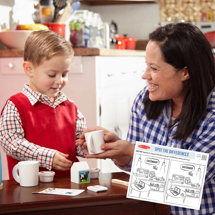 Melissa & Doug National Coffee Day Fun Free Printable & More blog post