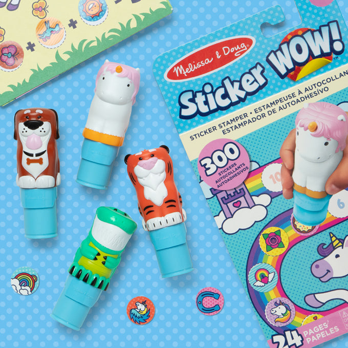 Melissa & Doug The Benefits of Playing with Stickers blog post