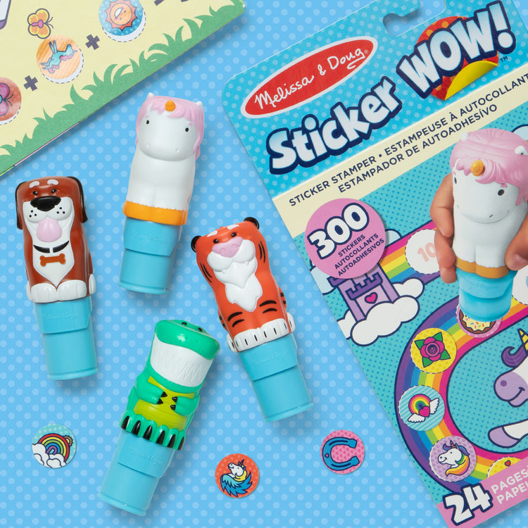 Melissa & Doug Traveling with Kids Take Sticker Wow on Winter Break blog post