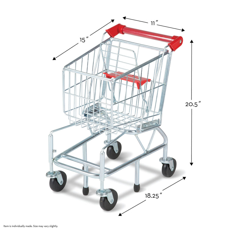  The Melissa & Doug Toy Shopping Cart With Sturdy Metal Frame