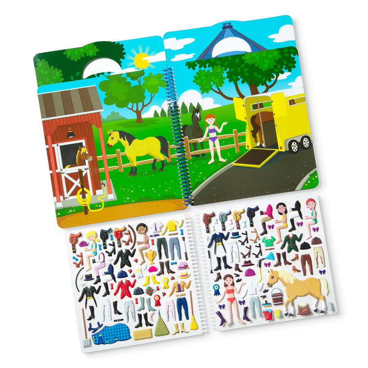 Puffy Sticker Activity Book - Riding Club