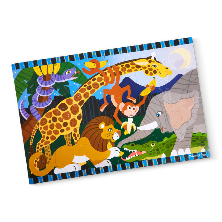  The Melissa & Doug Safari Social Jumbo Jigsaw Floor Puzzle (24 pcs, 2 x 3 feet)