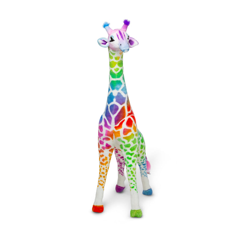  The Melissa & Doug Rainbow Giraffe Lifelike Plush