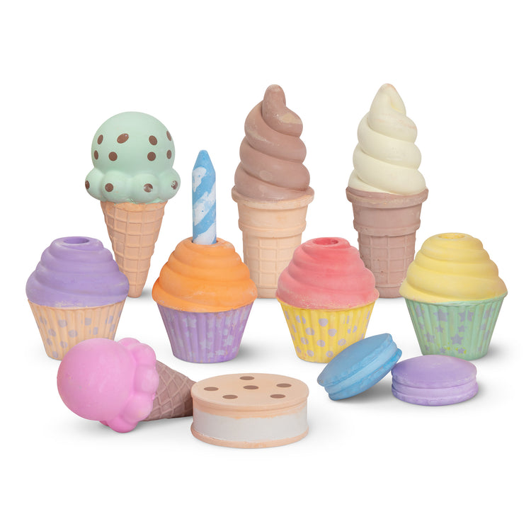  The Melissa & Doug Ice Cream & Cake Chalk Set