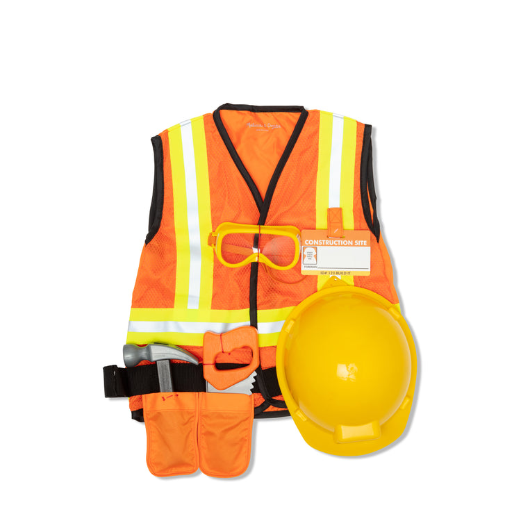 Construction Worker Costume Role Play Set