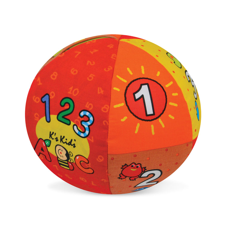 An assembled or decorated The Melissa & Doug K's Kids 2-in-1 Talking Ball Educational Toy - ABCs and Counting 1-10