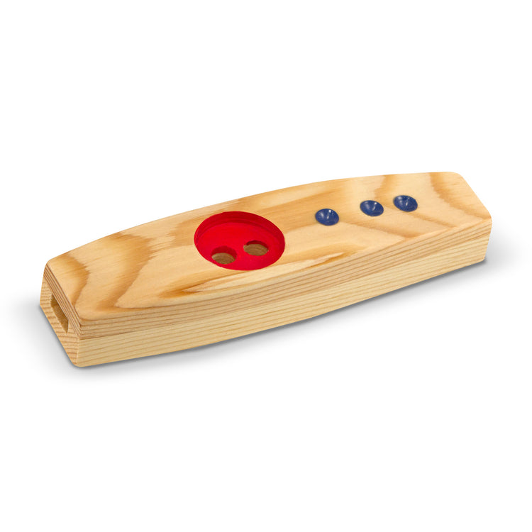 An assembled or decorated image of The Melissa & Doug Makin' Music Beginner Wooden Kazoo