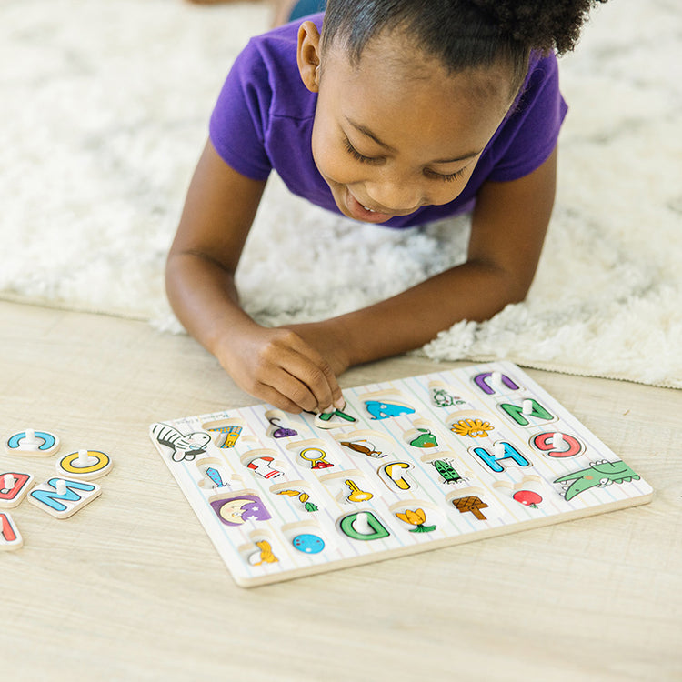 See-Inside Alphabet Peg Puzzle