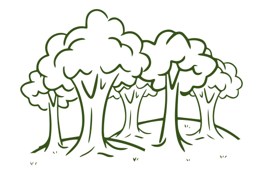 illustration of trees