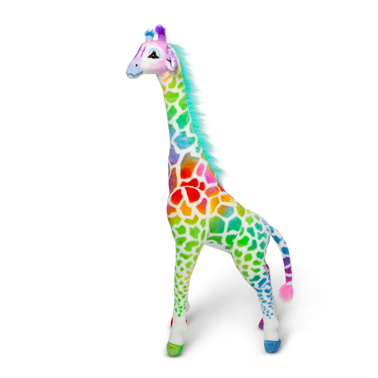  The Melissa & Doug Rainbow Giraffe Lifelike Plush