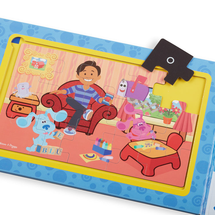  The Melissa & Doug Blue's Clues & You! Take-Along Magnetic Jigsaw Puzzles (2 15-Piece Puzzles)