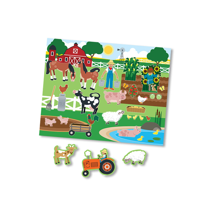 The front of the box for The Melissa & Doug Reusable Sticker Pad: Habitats - 150+ Reusable Stickers