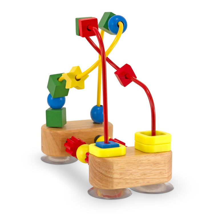  The Melissa & Doug First Bead Maze - Wooden Educational Toy for Floor, High Chair, or Table