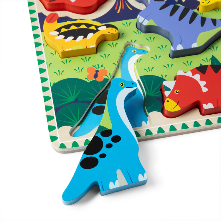  The Melissa & Doug Dinosaur Wooden Chunky Puzzle (7 pcs)