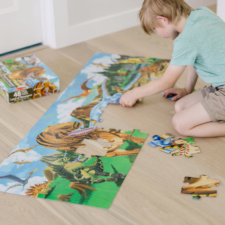 Land of Dinosaurs Floor Puzzle - 48 Pieces