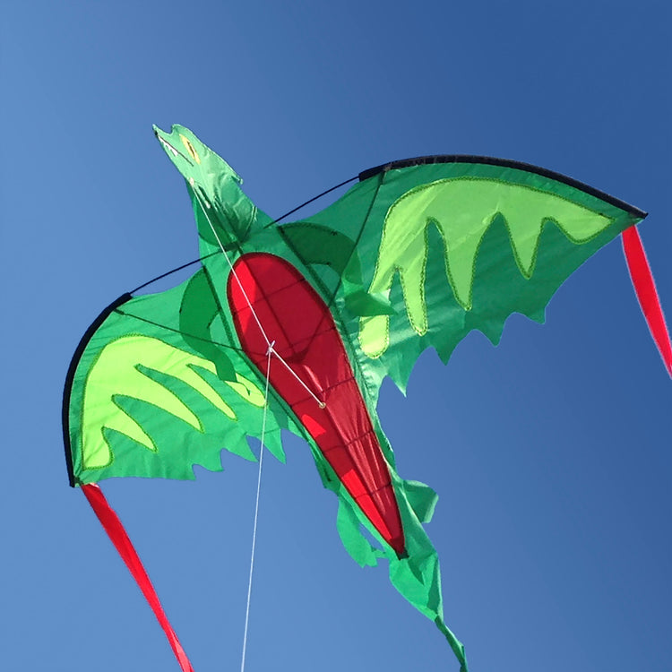 A playroom scene with The Melissa & Doug Winged Dragon Shaped Kite (62-Inch Wingspan)