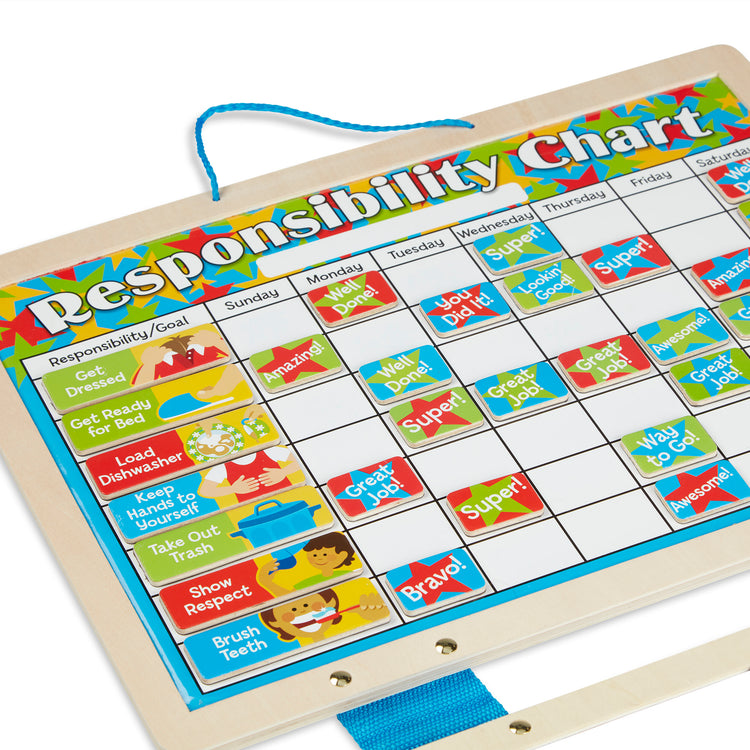  The Melissa & Doug Magnetic Wooden Responsibility Chart