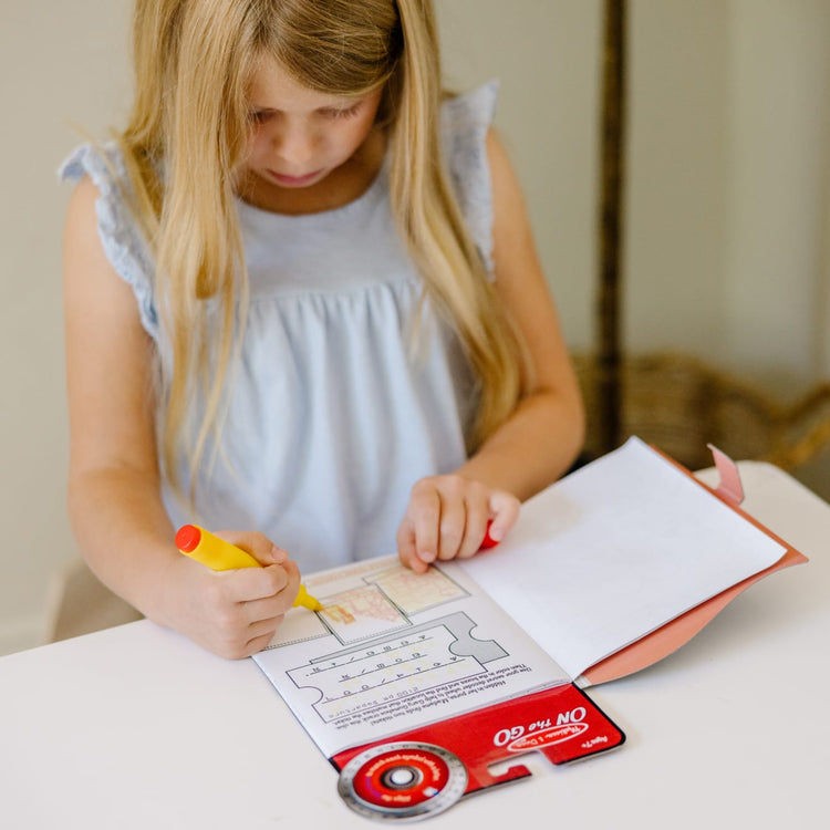 Melissa & Doug On the Go Secret Decoder Activity Book - The Case of the Runaway Ruby