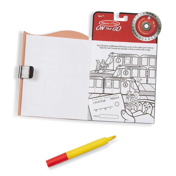 Melissa & Doug On the Go Secret Decoder Activity Book - The Case of the Runaway Ruby