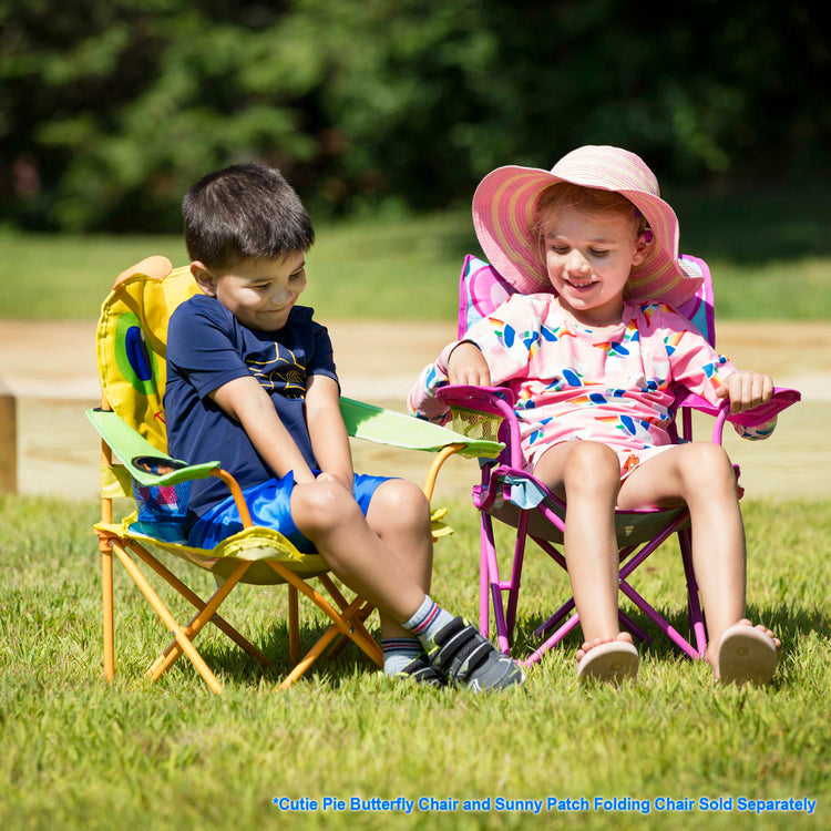 Melissa & Doug Sunny Patch Cutie Pie Butterfly Folding Lawn and Camping Chair