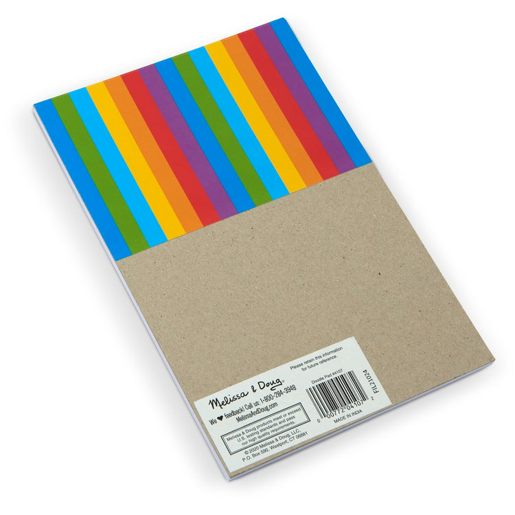 The front of the box for the Melissa & Doug Doodle Pad (6 x 9 inches) With 50 Sheets of White Bond Paper