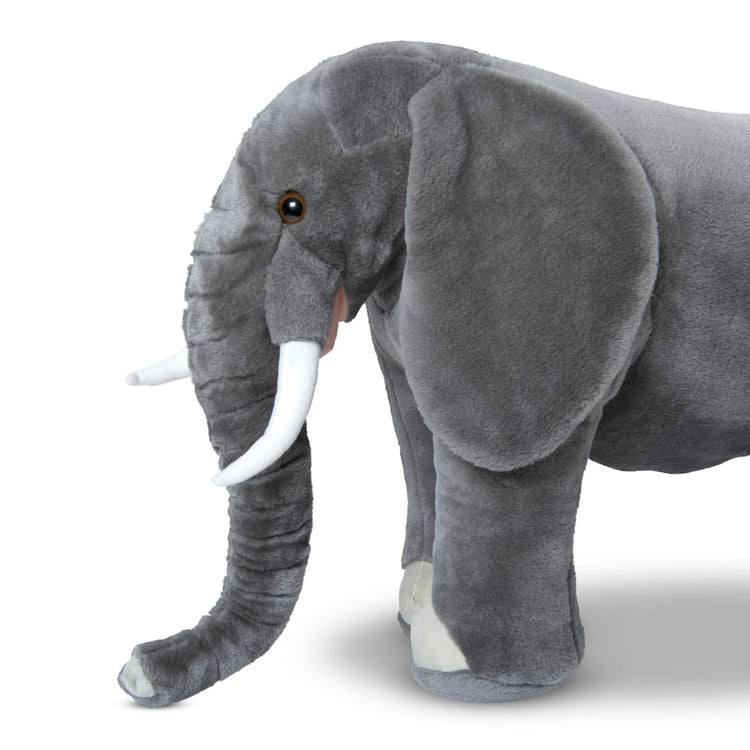 Melissa & Doug Giant Elephant - Lifelike Stuffed Animal (over 3 feet long)