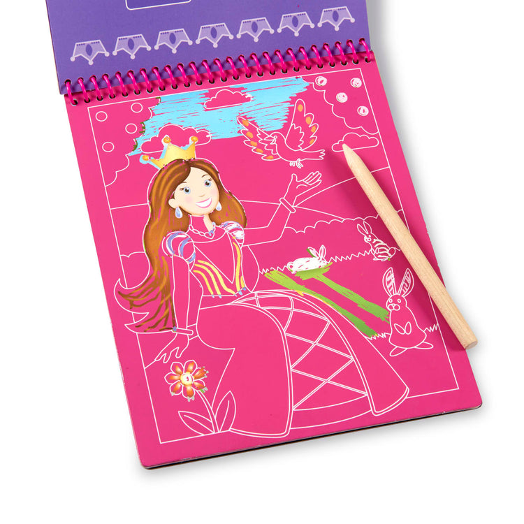 Melissa & Doug On the Go Scratch Art Color-Reveal Activity Pad - Fairy Tales