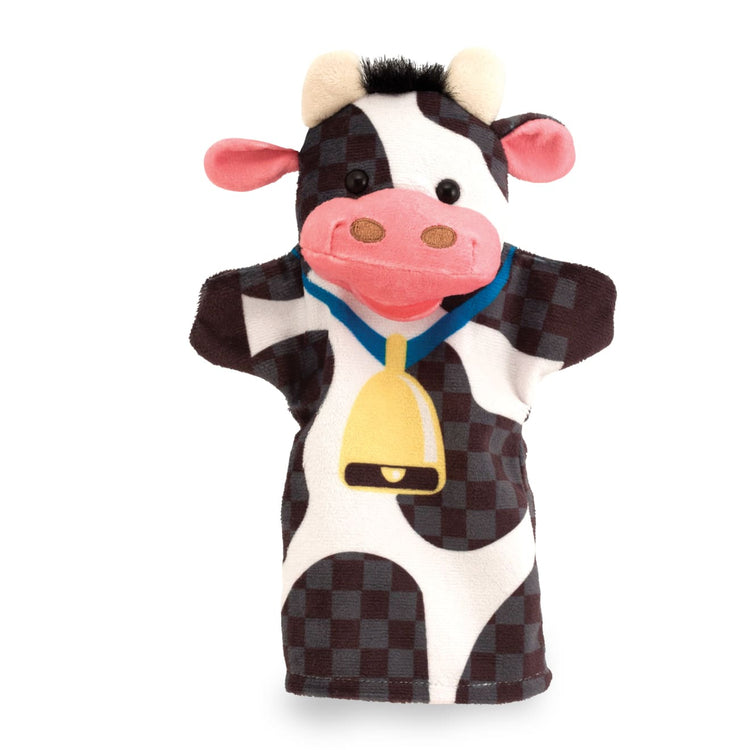 Melissa & Doug Farm Friends Hand Puppets (Set of 4) - Cow, Horse, Sheep, and Pig