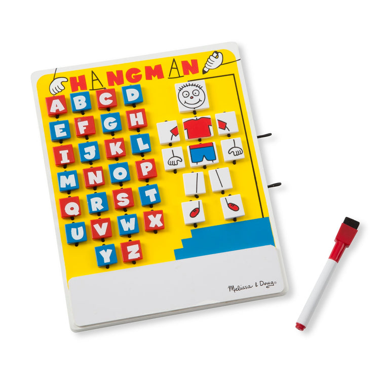 Melissa & Doug Flip to Win Hangman Travel Game - White Board, Dry-Erase Marker