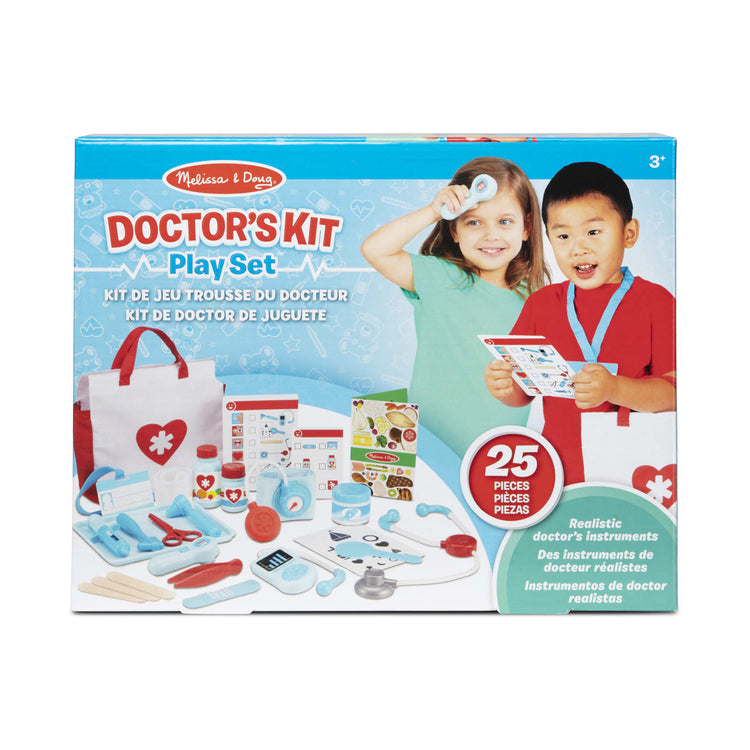 Melissa & Doug Get Well Doctor’s Kit Play Set – 25 Toy Pieces