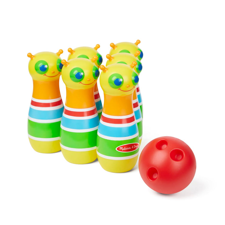 Melissa & Doug Sunny Patch Giddy Buggy Bowling Action Game - 6 Bug Pins, 1 Plastic Ball