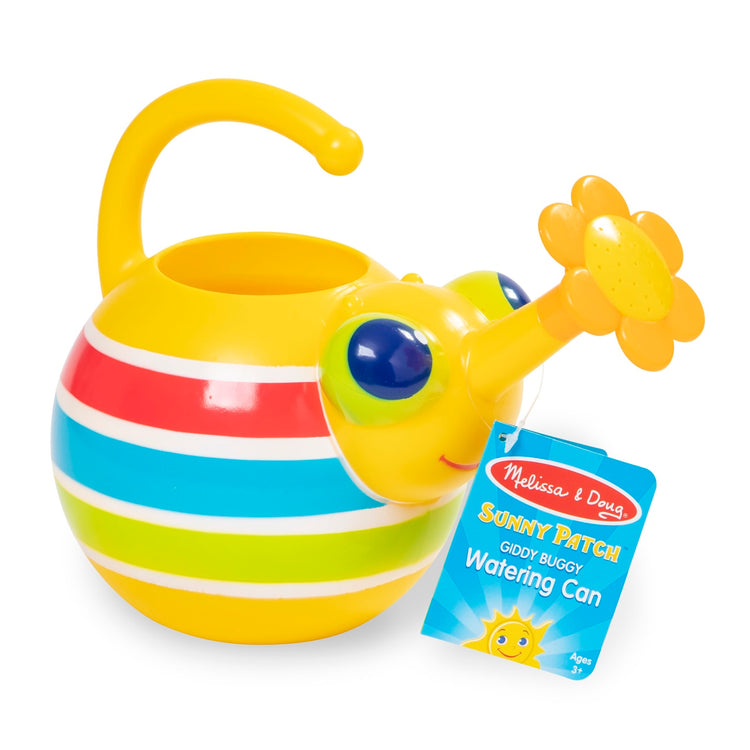 the Melissa & Doug Sunny Patch Giddy Buggy Watering Can With Flower-Shaped Spout