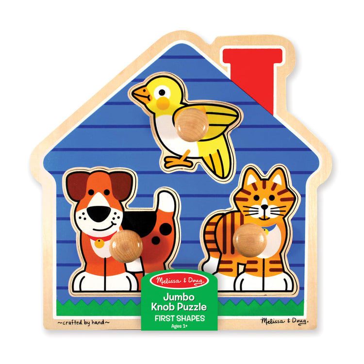 the Melissa & Doug Pets Jumbo Knob Wooden Puzzle