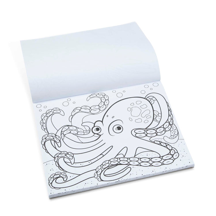 The loose pieces of the Melissa & Doug Jumbo Coloring Pad (11 x 14 inches) - Animals, 50 Pictures