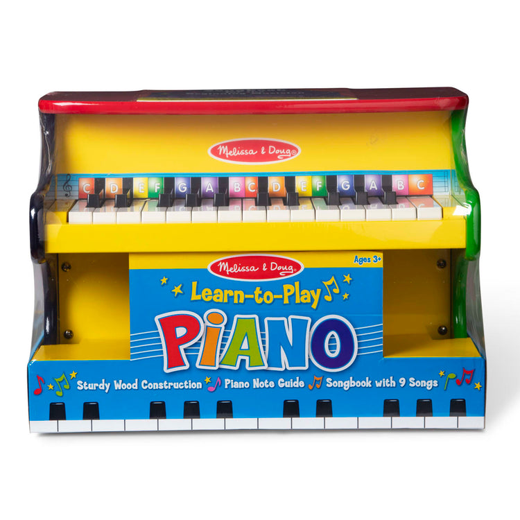 the Melissa & Doug Learn-To-Play Toy Piano With 25 Keys and Color-Coded Songbook