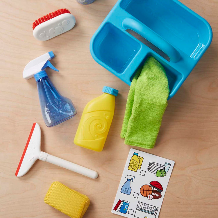 the Melissa & Doug Spray, Squirt & Squeegee Play Set - Pretend Play Cleaning Set