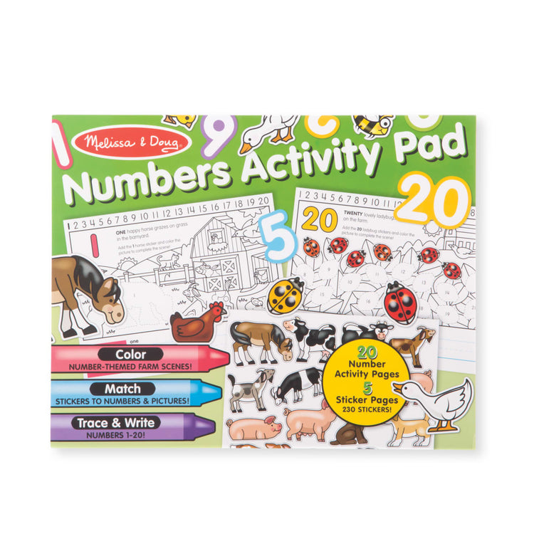 Melissa & Doug Numbers Coloring and Sticker Activity Pad